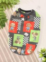 Roupinha de Inverno Ursinho Verde para cachorro e gato Tamanho:M Roupinha de Inverno Ursinho Verde para cachorro e gato Tamanho:M