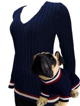 Roupinha Pet & Blusa Feminina Canetran - Kit - Katlen Tricot