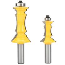 Router Bit Set Naroote Crown Teflon Coating Carbide, 2 unidades