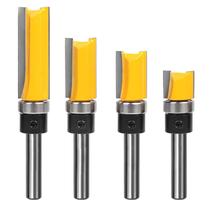 Router Bits Set Pattern Flush Trim 4 unidades Ozmatip 1/4 Shank