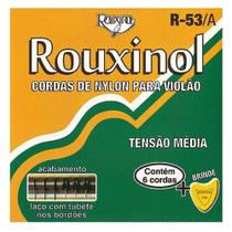 Rouxinol - Cordas Para Violão Nylon Preto/Dourada R53A