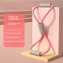 ROXO e ROSA Elastico 8 Para Malhar Extensor Academia Treino Pilates Fit ROXO e ROSA Elastico 8 Para Malhar Extensor Academia Treino Pilates Fit