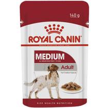 Royal Canin Medium Sachê Cães Adultos Raças Medias 140G