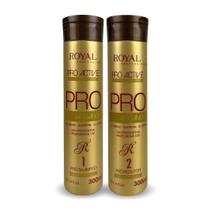 Royal kit Pro Argan Liso Extremo 2x300ml - Royal Professional