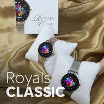 ROYALS CLASSIC WEARZONE Smartwatch Elegante AMOLED VIDRO GORILLA GLASS