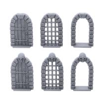RPG de mesa Scenery Retro Dungeon Doors EnderToys 28 mm