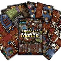 RPG modular Battlemaps Arcknight The Highborne Manor x16