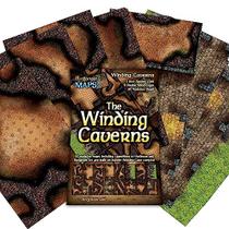 RPG modular Battlemaps Arcknight The Winding Caverns x16