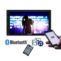 RS507MP5BR Multimidia Mp5 7 Polegadas Espelhamento Via Cabo USB A Canais 55W Touch Screen