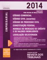 Rt Mini Código 2014: Empresarial Código Comercial, Código de Processo Civil, Constituição Federal