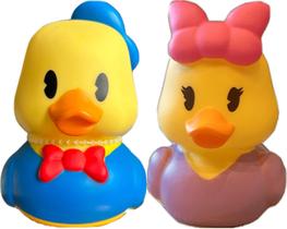 Rubber Duck Just Play Donald The Duck and Daisy 3 Bath Toys