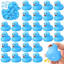 Rubber Ducks Hungdao, 24 peças de 5,5 cm para lembrancinhas infantis, azul