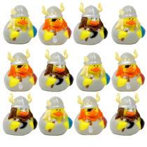Rubber Ducks Tribello Viking Unique Duckies, pacote com 12 Rubber Ducks Tribello Viking Unique Duckies, pacote com 12
