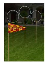Rubis para decoração de gramado, anéis e bandeiras de quadribol de Harry Potter