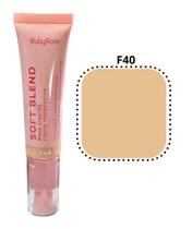 Ruby Rose Base Líquida Soft Blend COR F10 Ruby Rose Cód HBM3011