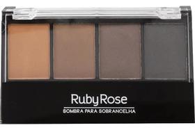 Ruby Rose Cuarteto De Sombras Para Sobrancelhas Com Primer C Ruby Rose Cuarteto De Sombras Para Sobrancelhas Com Primer C