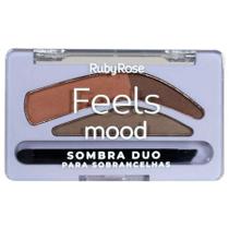 Ruby Rose Feels Mood Cor 03 - Sombra Duo Sobrancelhas 1,8g