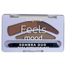 Ruby Rose Feels Mood Cor 04 - Sombra Duo Sobrancelhas 1,8g