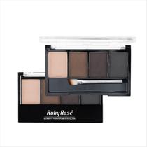 Ruby Rose HB9354 Trio de Sombras Para Sobrancelhas 1,1g Ruby Rose HB9354 Trio de Sombras Para Sobrancelhas 1,1g