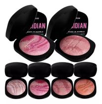 Ruby Rose Obsidian Blush Carved Maquiagem Pó Kit 4 Unidades