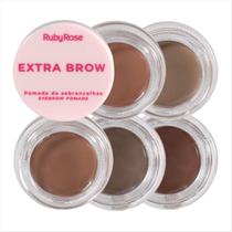Ruby Rose Pomada De Sobrancelhas Extra Brown Sienna 5,3G Ruby Rose Pomada De Sobrancelhas Extra Brown Sienna 5,3G
