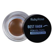Ruby rose pomada para sobrancelha light 3.3g