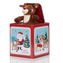 Rudolph, a Rena do Nariz Vermelho: Brinquedo Infantil Jack-in-the-Box