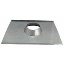 Rufo colarinho de telhado galvanizado para chaminé de 100 mm de diâmetro