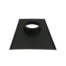 Rufo colarinho de telhado preto para chaminé de 180 mm de diâmetro