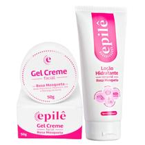 Rugol Kit Corporal Rosa Mosqueta Loção e Creme Epilê