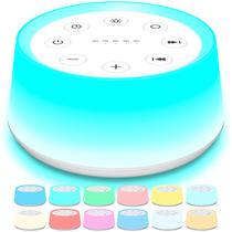 Ruído de cores da máquina de som com 30 sons e luzes suaves Ruído de cores da máquina de som com 30 sons e luzes suaves