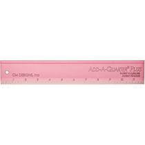 Ruler CM Designs 12 Plus Pink Add-A-Quarter PlusPK Ruler CM Designs 12 Plus Pink Add-A-Quarter PlusPK