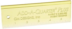 Ruler CM Designs Add-A-Quarter Plus 6 polegadas Ruler CM Designs Add-A-Quarter Plus 6 polegadas