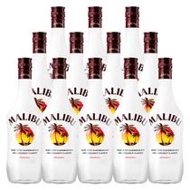 Rum Caribenho Malibu Coconut 750ml 12 Unidades Rum Caribenho Malibu Coconut 750ml 12 Unidades