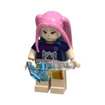 Rumi KPop Demon Hunters: Boneco De Montar De Blocos De Construção (Modelo De Montagem)