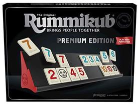 Rummikub Premium Com Números Gravados Em Relevos e Bolsa Para Armazenar - Uma Experiência Última - Pressman