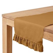 Runner de Mesa para Decoração de Festas e Casamentos, Marrom - Vargottam