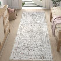 Runner Jinchan 61x183 cm Vintage Antideslizante Taupe Runner Jinchan 61x183 cm Vintage Antideslizante Taupe