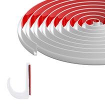 RV Rain Gutter CVILL Plástico PVC para carros, vans, caravanas, branco