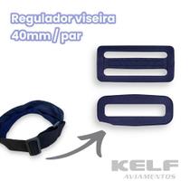 RV01 - Regulador Viseira 40mm P07A Cor Preto - 100un (par) RV01 - Regulador Viseira 40mm P07A Cor Preto - 100un (par)