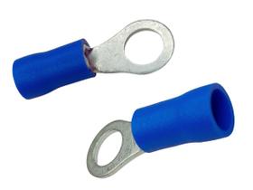 Rv2-5 Terminal Olhal Anel Pré Isolado Azul Com 100 Peças Resistente Terminal Argola 1,0mm à 2,5mm² M5