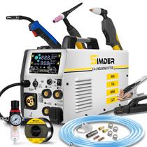S SIMDER Cortador e Soldador 6 em 1 160A MIG TIG Eletrodo 110V/220V