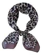 S0110-Lenço Bandana Luxo Onça Pescoço Turbante Pinup 4n23115