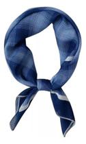 S0111-Lenço Bandana Luxo Xadrez Pescoço Adereço Casual Nó 4n2142