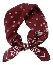S0122-Lenço Bandana Luxo Estampado Estiloso Cinto Nó 5j24158 S0122-Lenço Bandana Luxo Estampado Estiloso Cinto Nó 5j24158