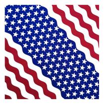 S0405 Lenço Bandana Luxo Cabeça Estados Unidos Bandeira 4o2405