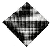 S0406 Lenço Bandana Luxo Xadrez Charme Pescoço Chique 4o21109