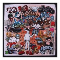 S0408 Lenço Bandana Luxo Graffiti Moderno Arte Combinação 4o22144