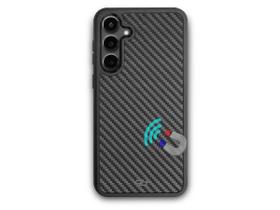 S24 Capa Fibra De Carbono Real - Carbon Design - Série especial compatível com Magsafe