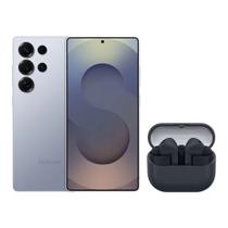 S25 Ultra (256GB) - Titânio Azul + Buds3 FE - Preto S25 Ultra (256GB) - Titânio Azul + Buds3 FE - Preto